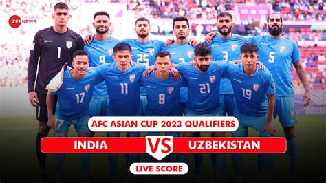 india vs uzbekistan football match time
